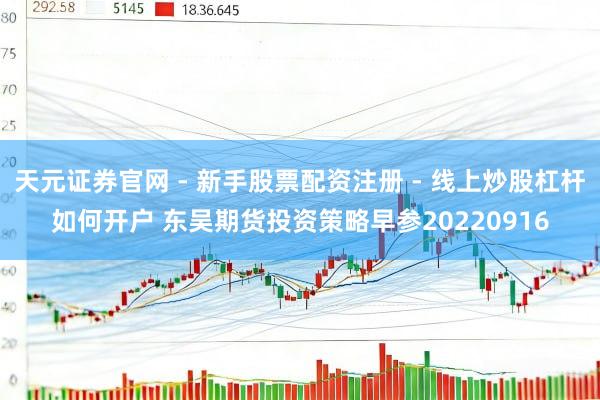 天元证券官网 - 新手股票配资注册 - 线上炒股杠杆如何开户 东吴期货投资策略早参20220916